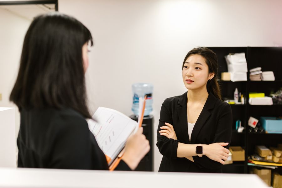 人材育成・面談の様子